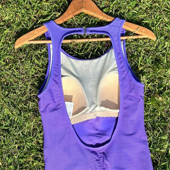 Vintage Purple  One-piece Swimsuit - Size 12L - Picture 5 of 7